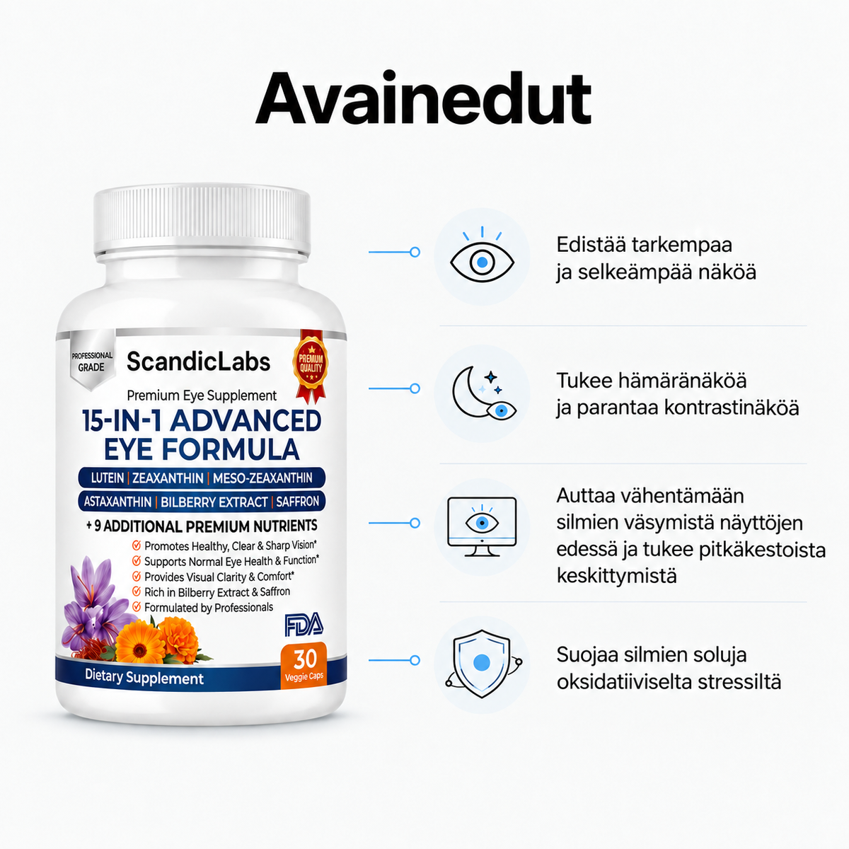 Scandic Labs Silmäkoostumus
